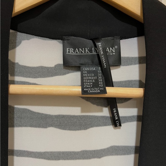 Frank Lyman Design Zebra Print Cardigan - Picture 2 of 3